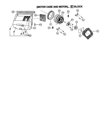 Motor case and motor
