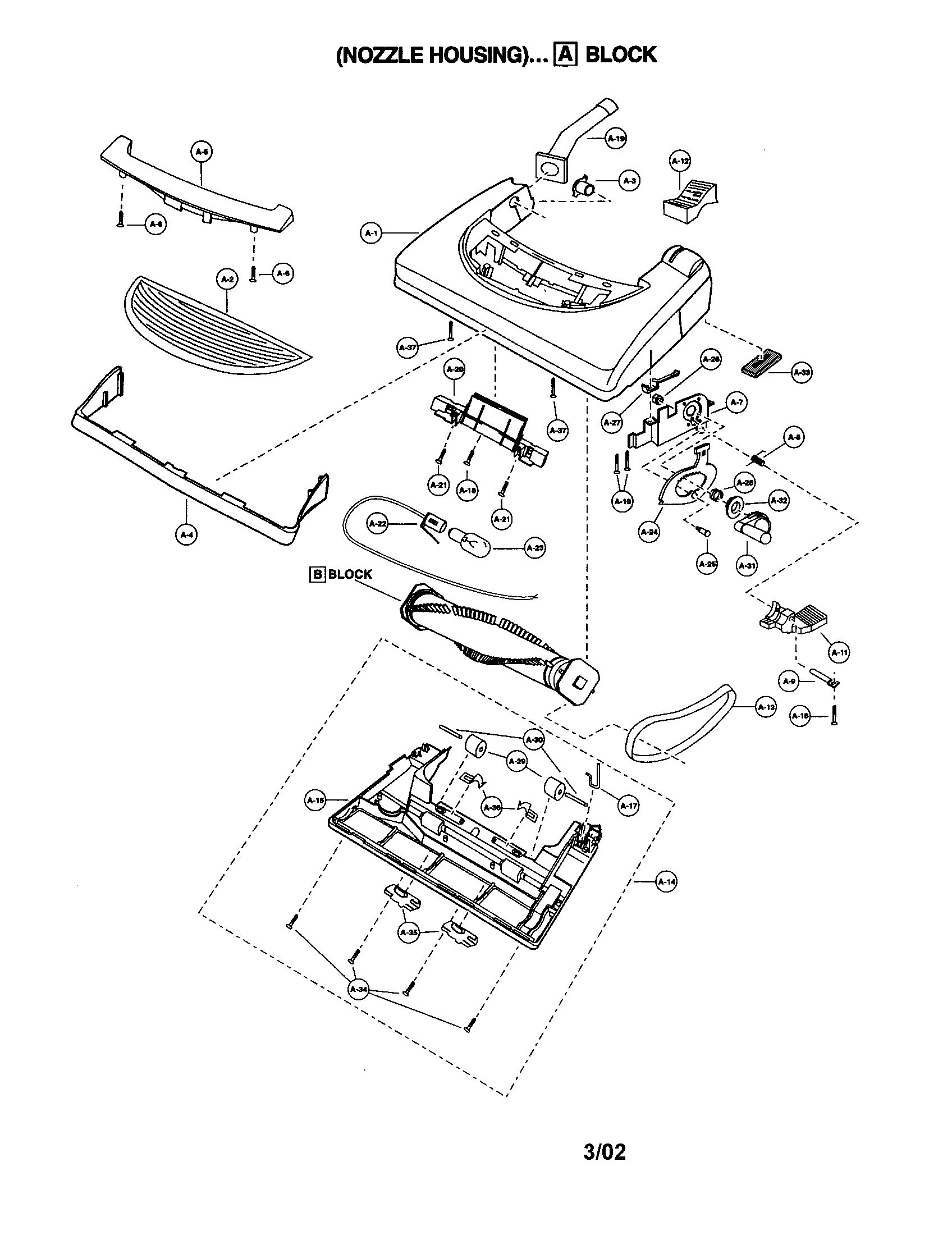 Nozzle housing