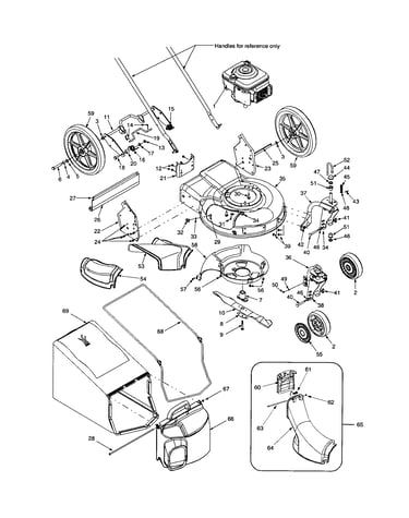 Engine/deck 21"/bag