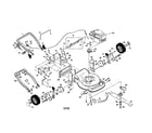 Craftsman 917377133 engine/handle/housing diagram