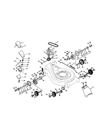 Wheels/tires/v-belt