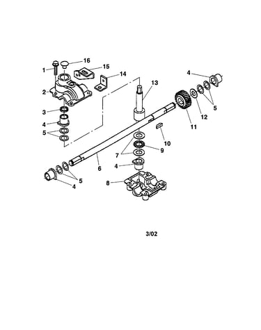 Gear case assembly