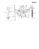 Handle/rear dust compartment