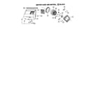 Panasonic MC-V6950 motor case/motor diagram