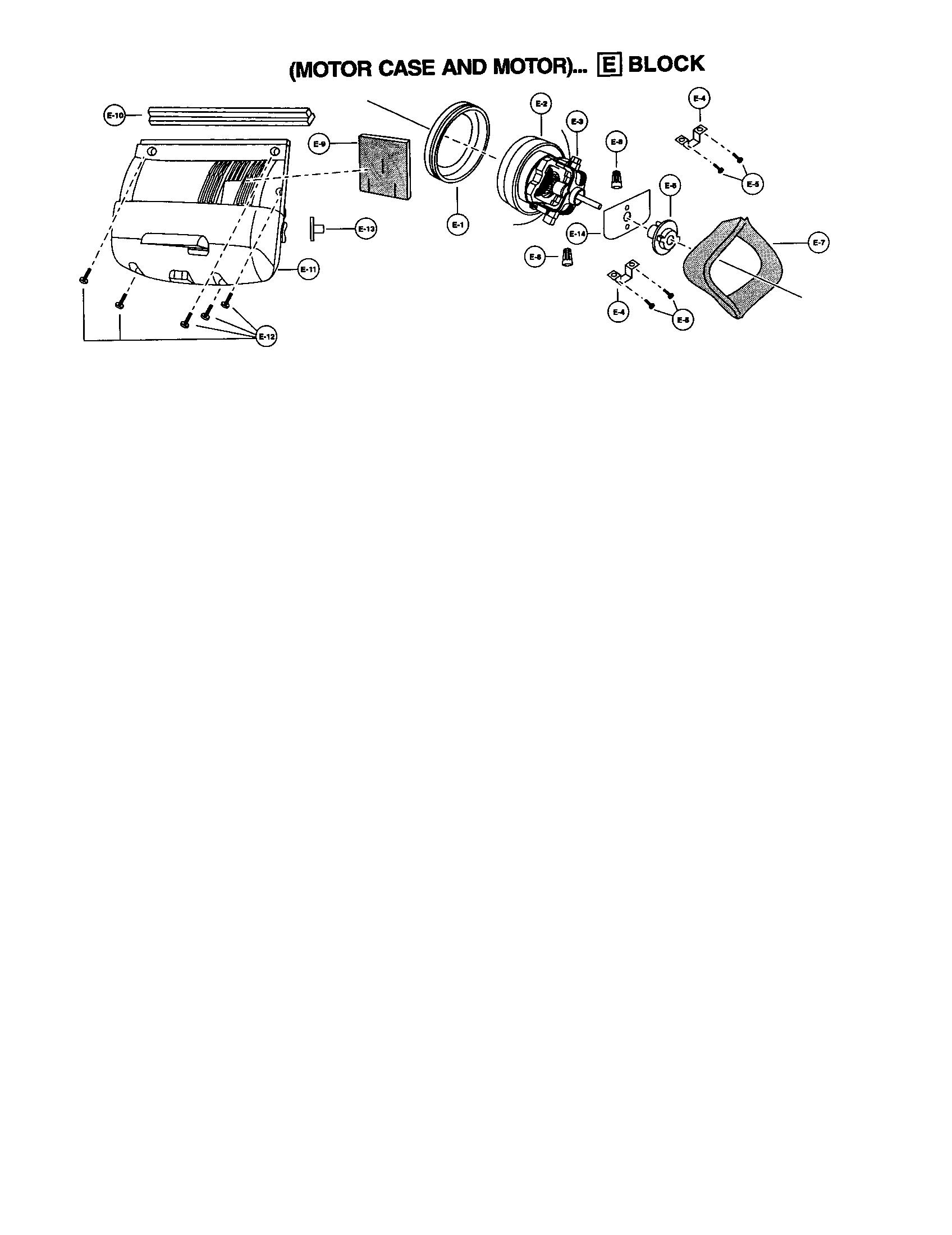 Motor case/motor