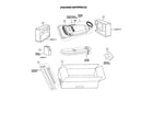 Panasonic MC-V6950 packing materials diagram