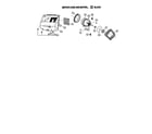 Panasonic MC-V5740-00 motor case and motor diagram