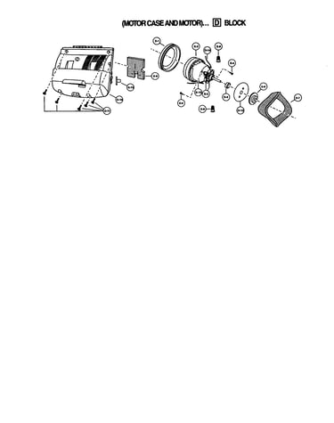 Motor case and motor