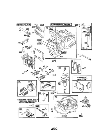 Cylinder/crankshaft