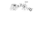 Panasonic MC-V5720 motor case and motor diagram