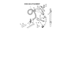 Kenmore 11627210005C hose and attachment diagram