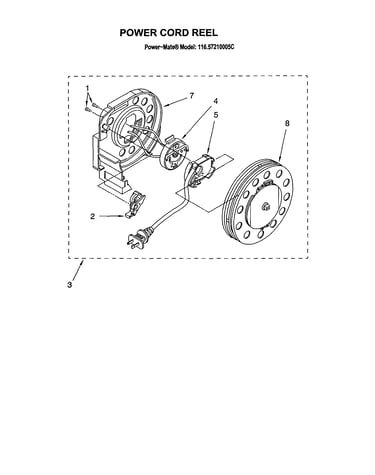 Power cord reel