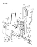 Motor housing/motor/handle/body