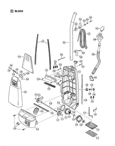 Motor housing/motor/handle/body