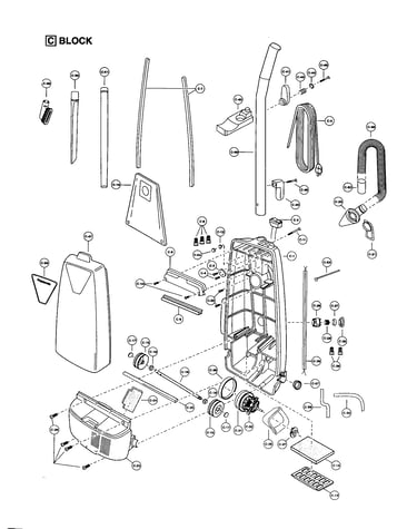 Motor housing/motor/handle/body
