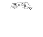 Panasonic MC-V5710 motor case and motor diagram