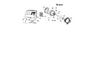 Panasonic MC-V5715 motor case and motor diagram