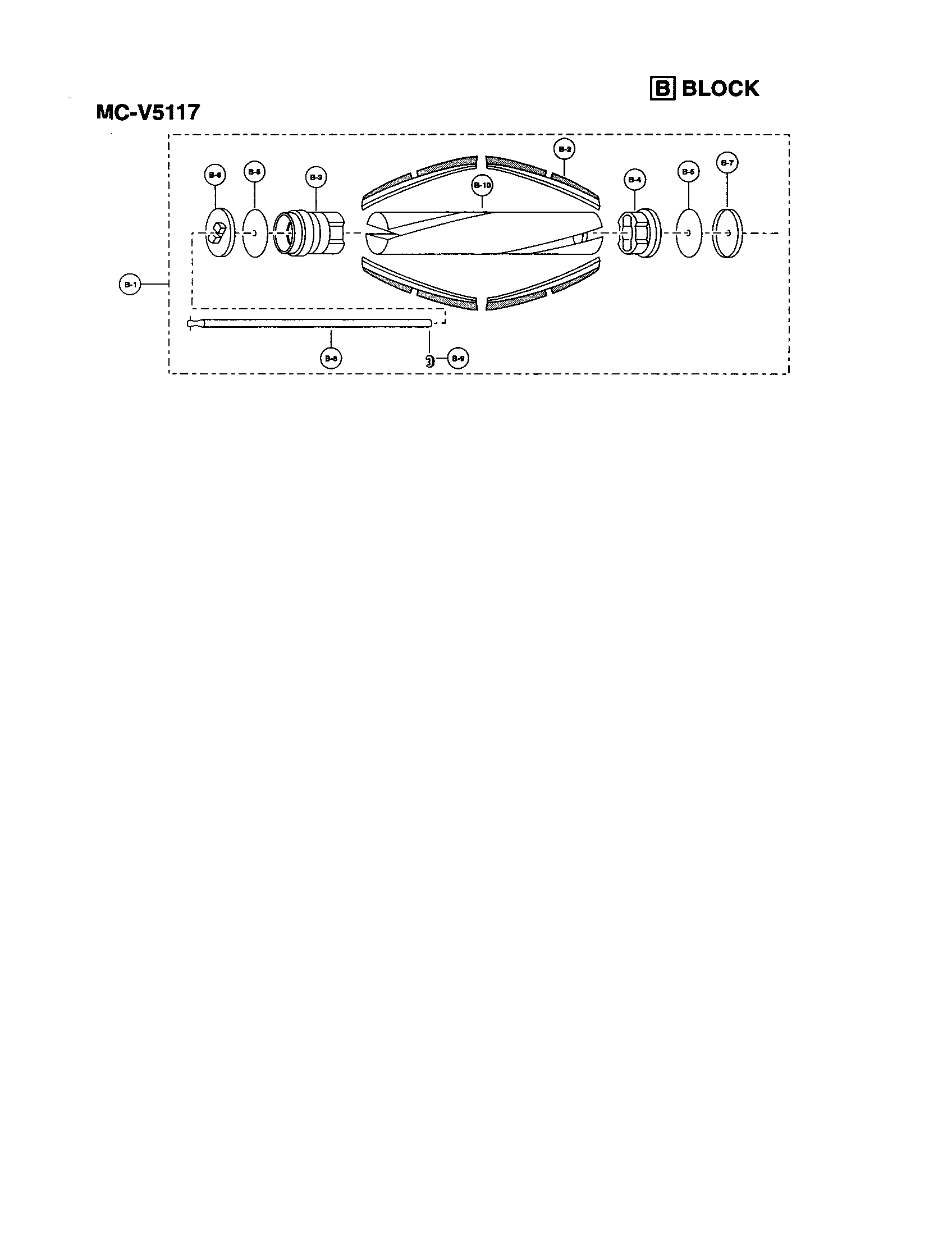 Agitator assembly - mc-v5117