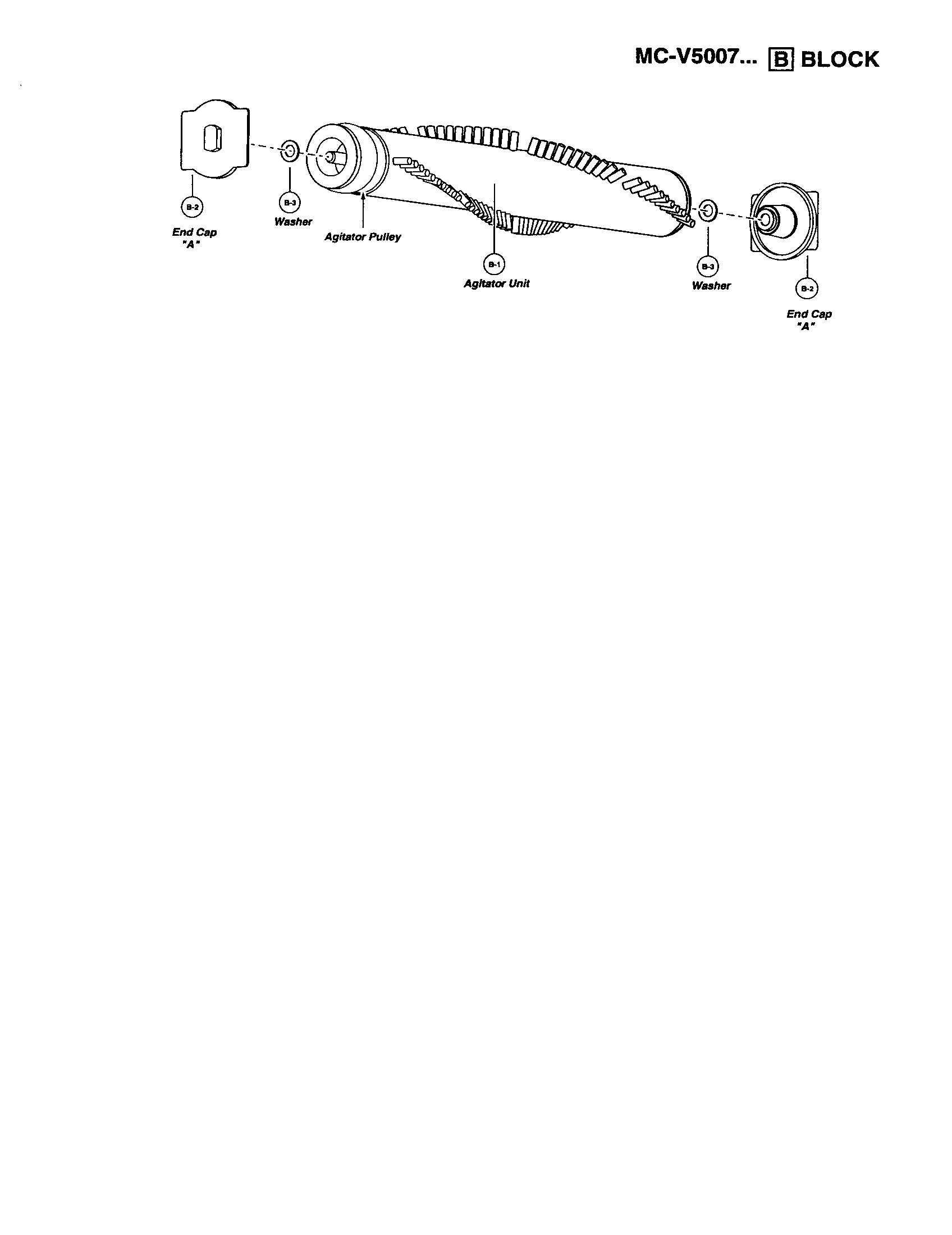 Agitator assembly - mc-v5007