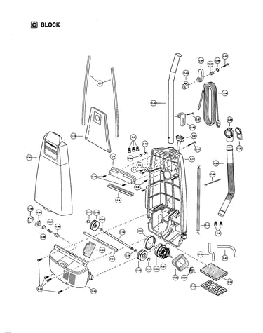 Motor housing/motor/handle/body