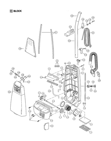Motor housing/motor/hanlde/body