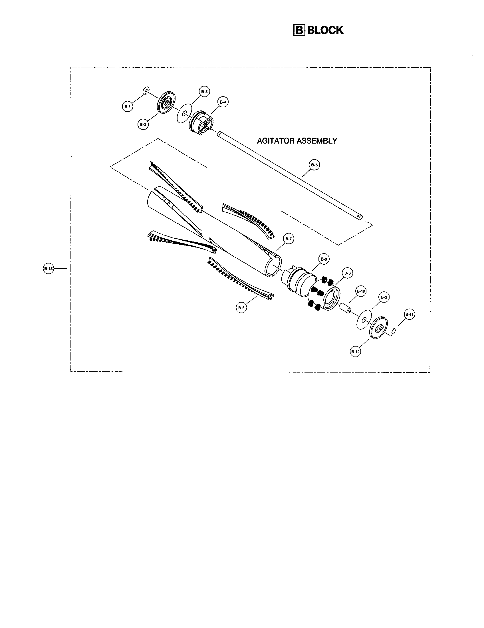 Agitator assembly