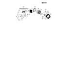 Panasonic MC-V6840 motor case and motor diagram