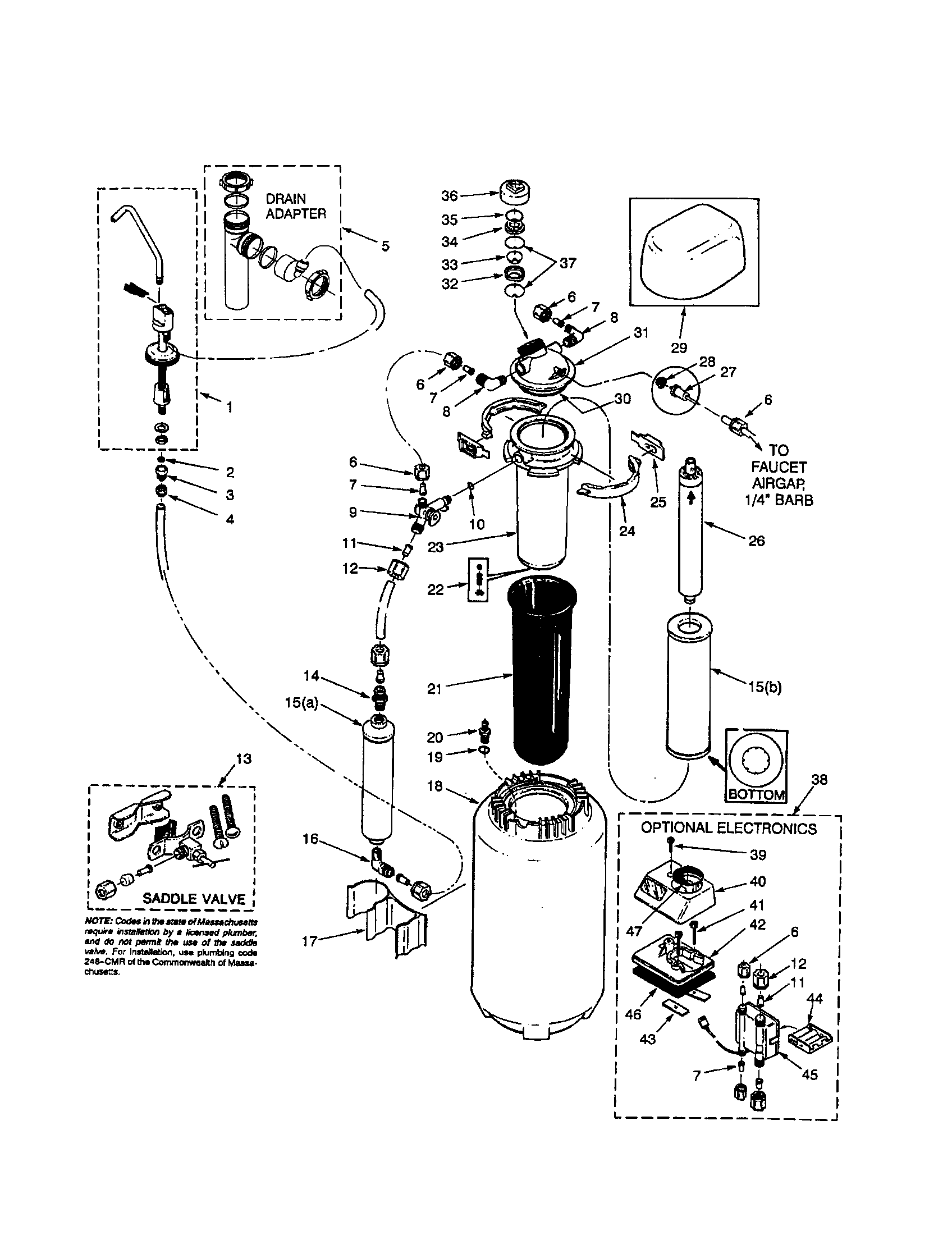 Drinking water system