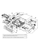 Case top/frame, main