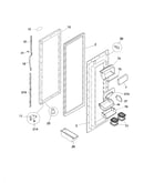 Refrigerator door