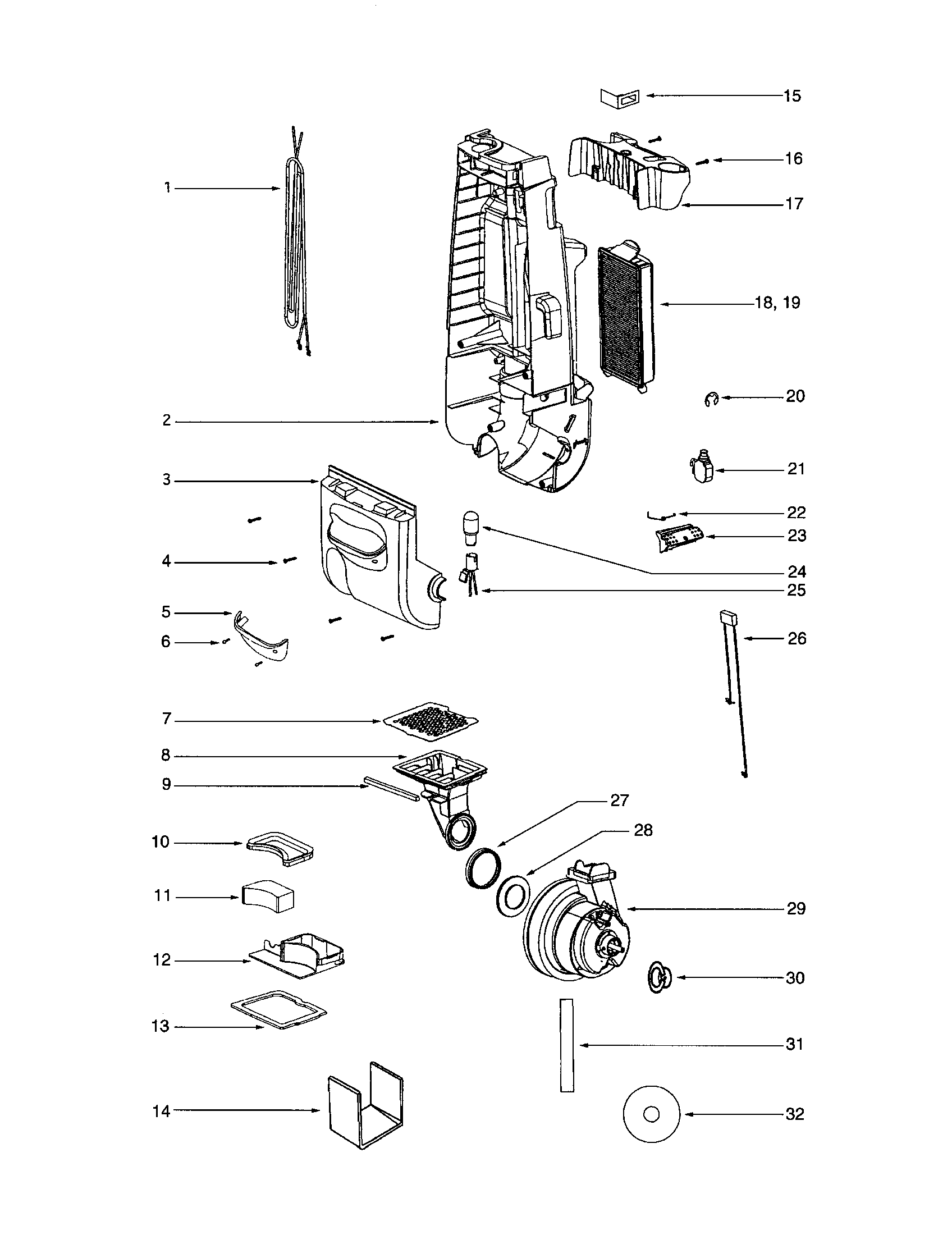 Motor/housing