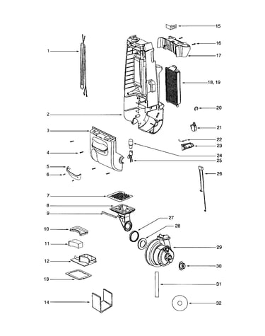 Motor/housing