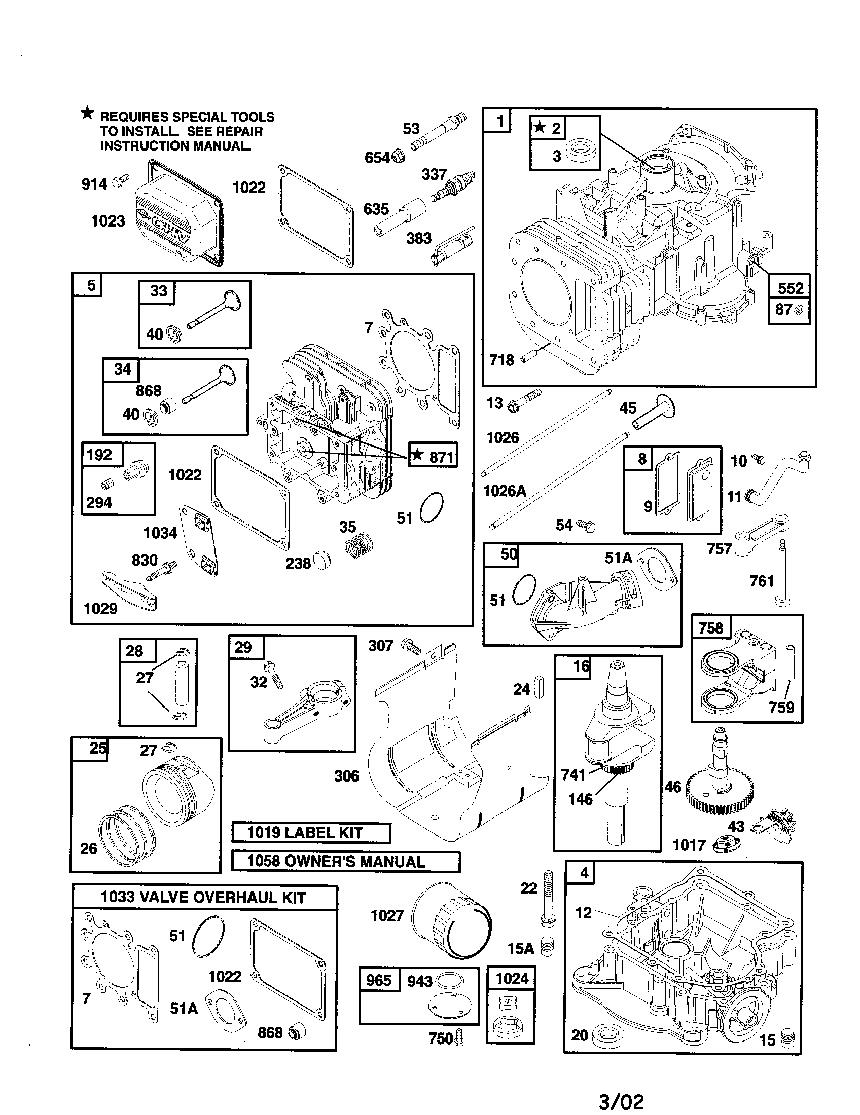 Cylinder/sump-engine