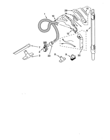 Hose and attachment