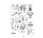 Briggs & Stratton 446777-0197-E1 cylinder/crankshaft diagram