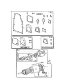 Motor-starter/gasket set