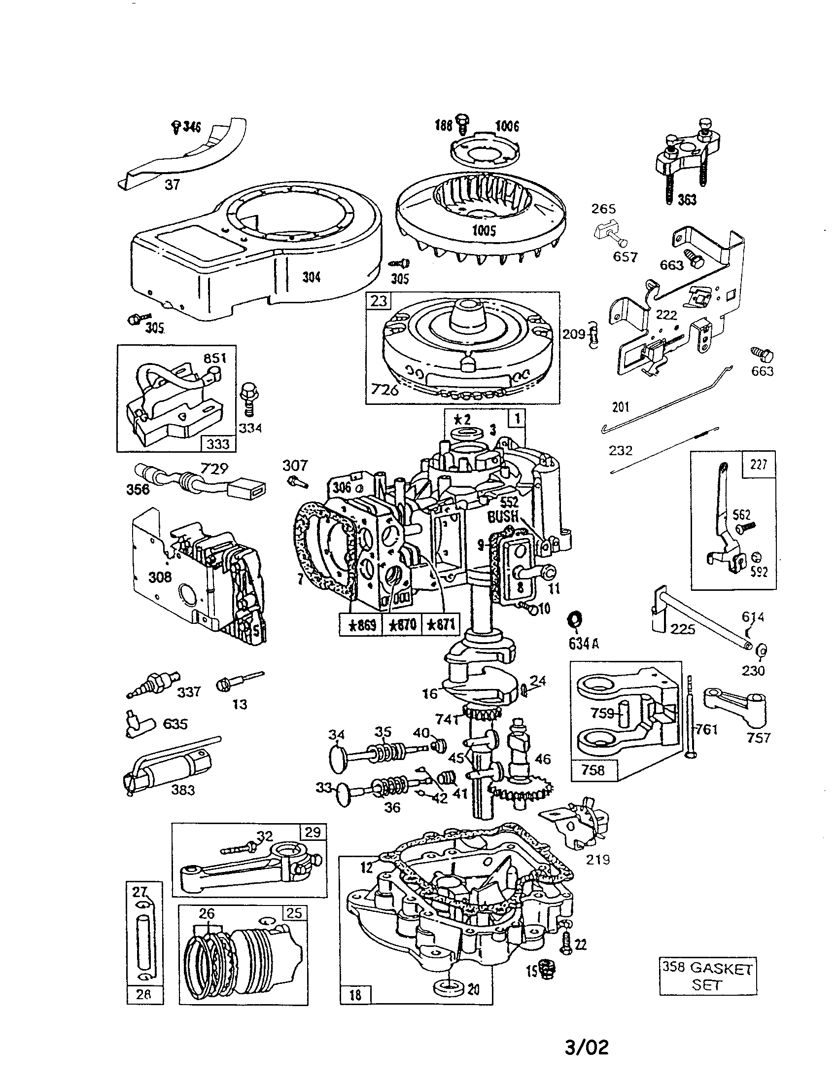 CYLINDER/BASE, ENGINE