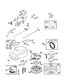 Housing-blower/fan, flywheel