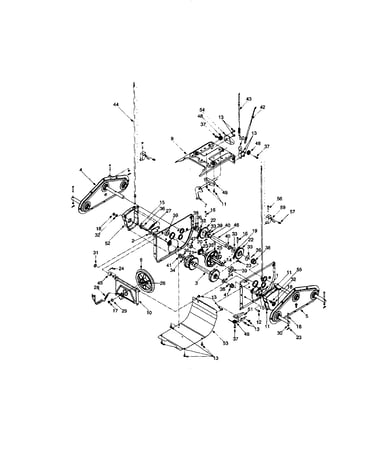 Chain case/dogg assemblies