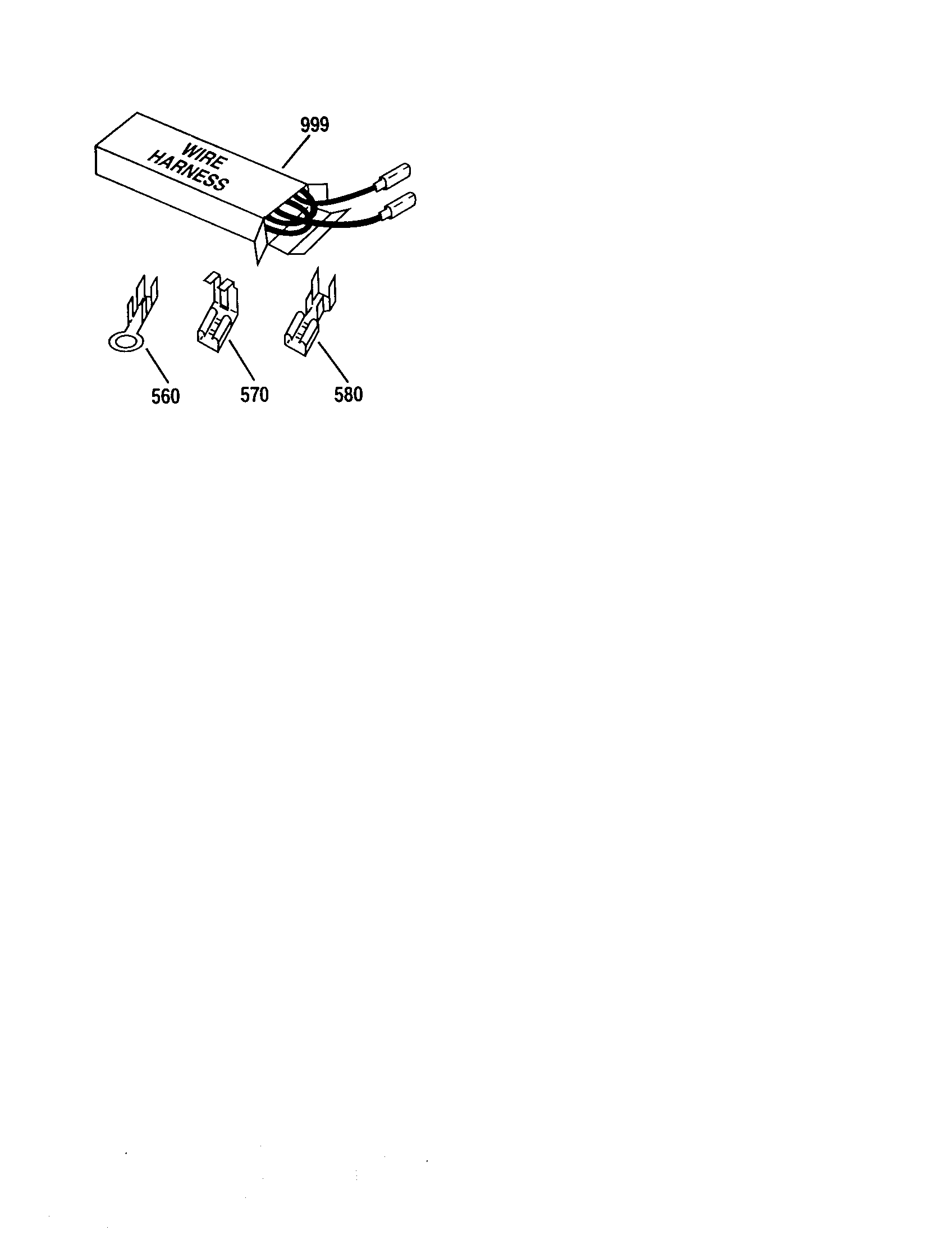 Wire harness/wire components