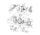 Craftsman 358796930 handle/fan housing/fuel tank diagram