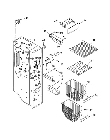 Freezer liner