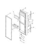 Refrigerator door
