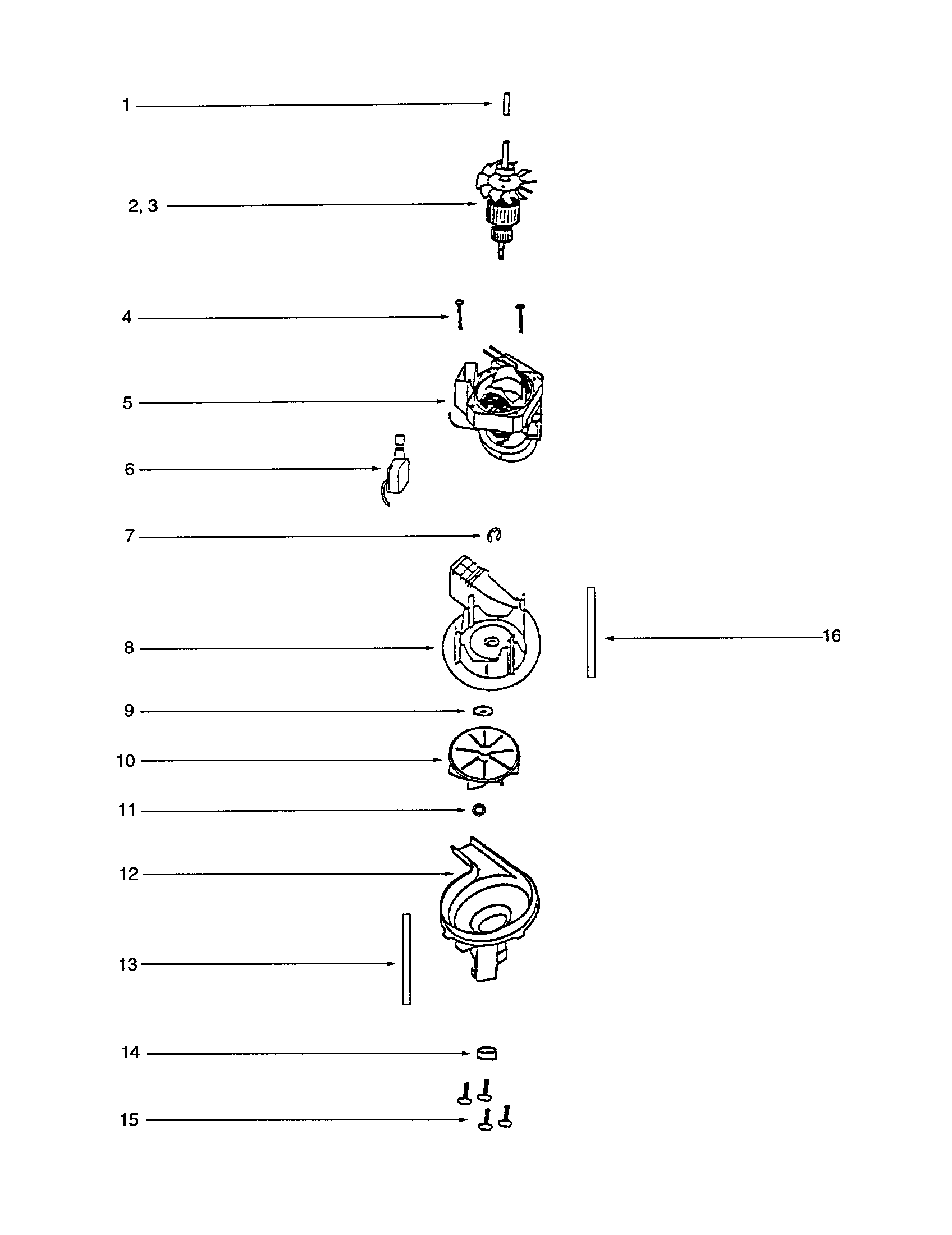 Fan cover/brush/armature