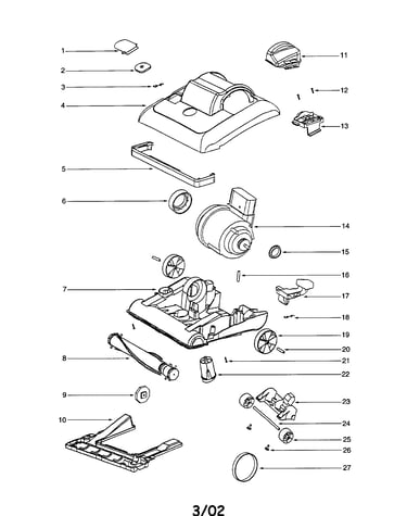 Hood/base/motor