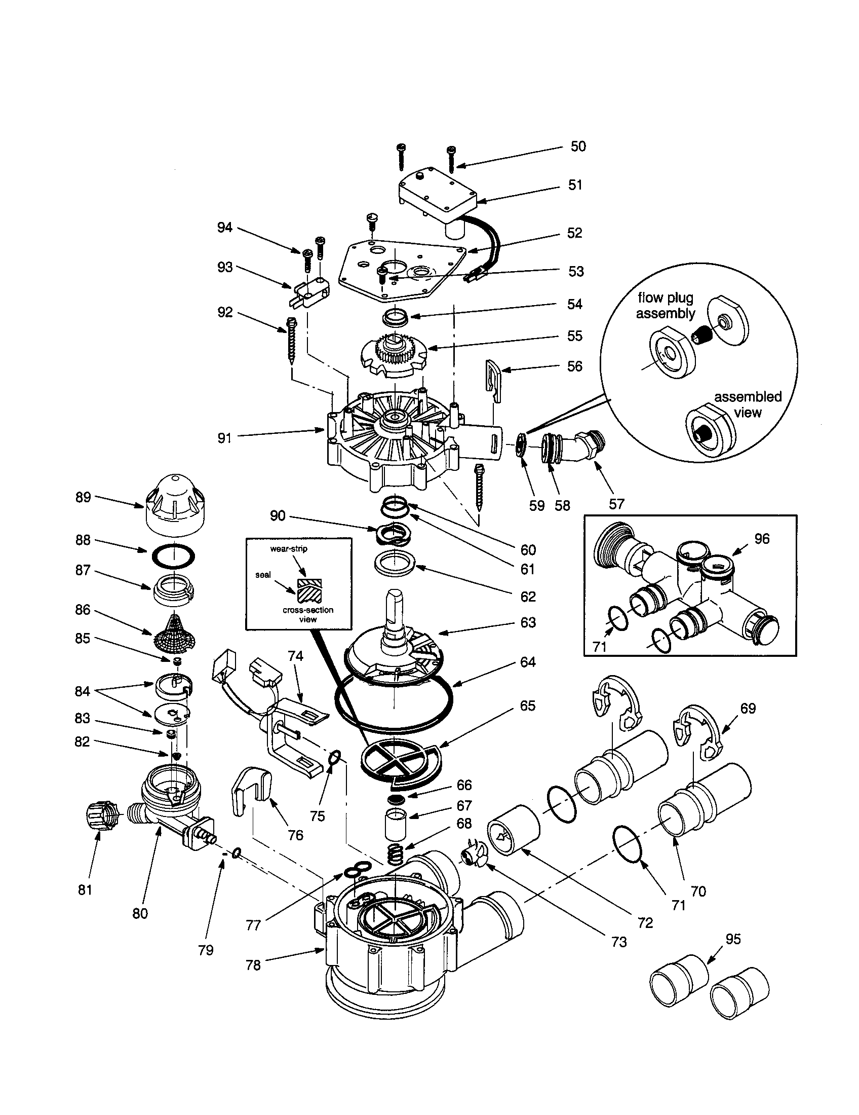 Motor/valve assembly