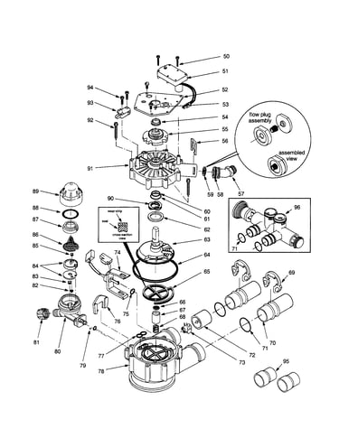 Motor/valve assembly