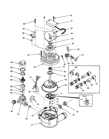 Valve assembly/motor