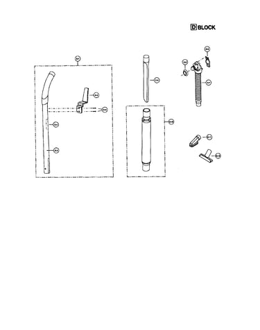 Handle/hose/attachments