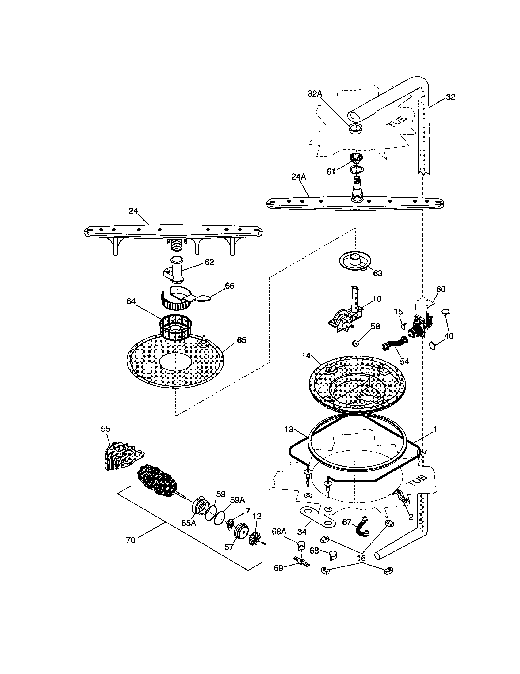 Motor and pump